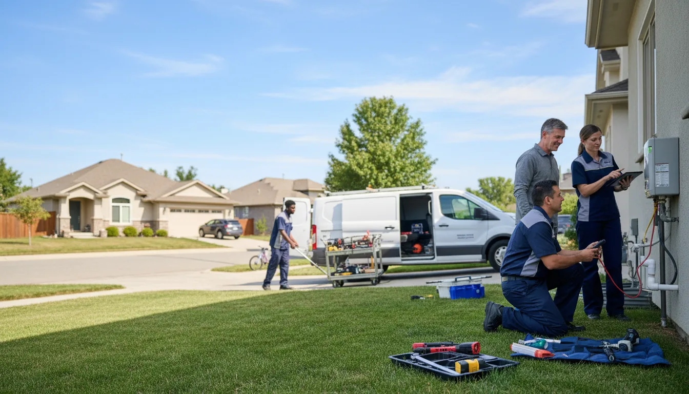 Tankless water heater service in Travis Afb, CA